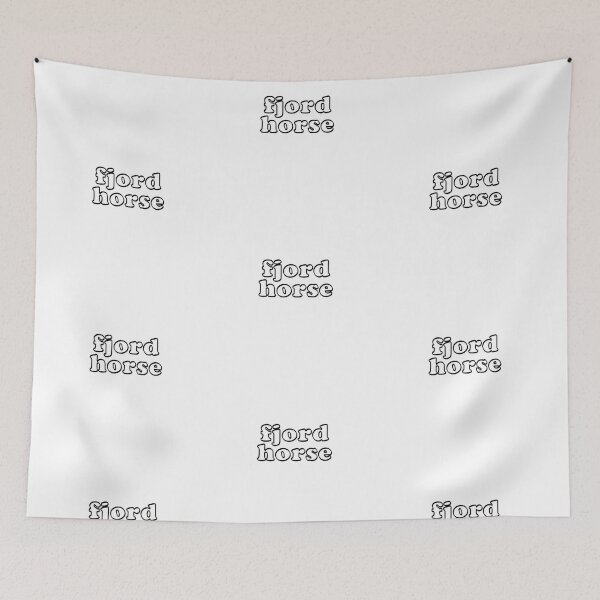 Item preview, Fjord Horse Bubble Letters designed and sold by theaadesigns.