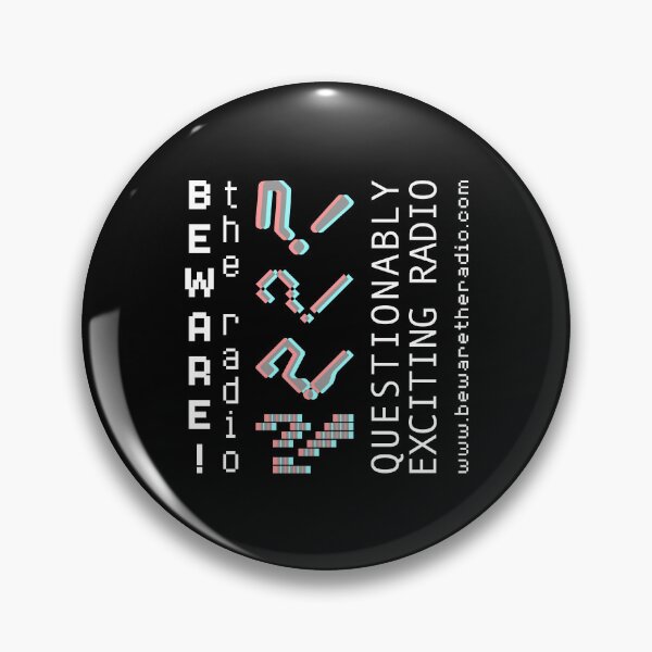Item preview, Beware! The Radio – questionably exciting radio – Interrobang! (White variant) designed and sold by bewaretheradio.