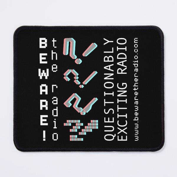 Item preview, Beware! The Radio – questionably exciting radio – Interrobang! (White variant) designed and sold by bewaretheradio.
