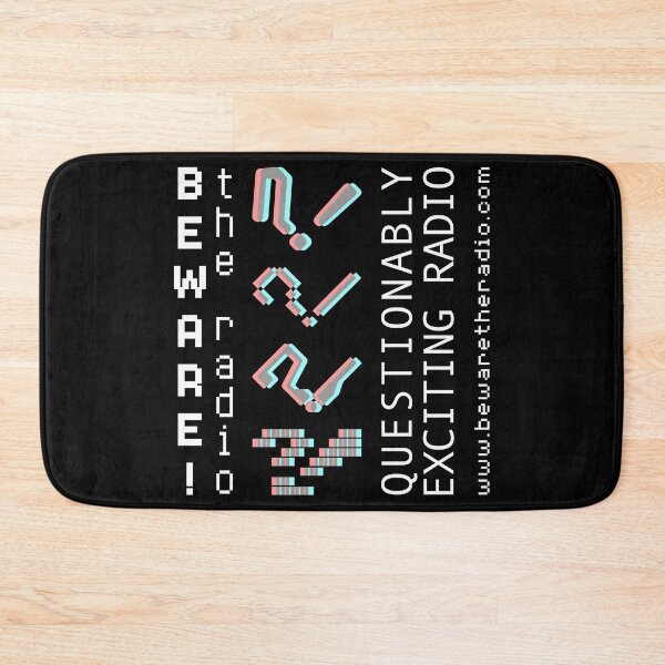 Item preview, Beware! The Radio – questionably exciting radio – Interrobang! (White variant) designed and sold by bewaretheradio.