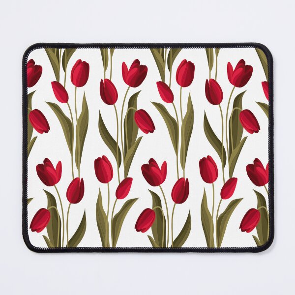 Item preview, Beautiful Red Tulips Pattern designed and sold by mkozll.