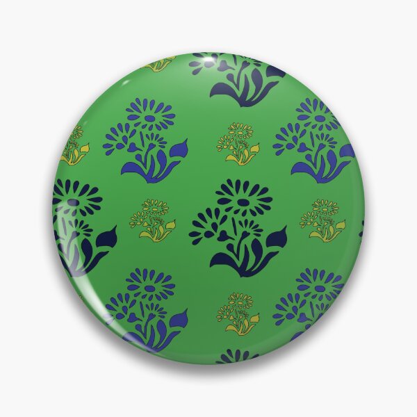 Artikelvorschau, Blumenmuster, Blumenmuster, gelbe Blume der blauen Blume, populäre, botanische Blume entworfen und verkauft von SAMMERSYLVESTER.