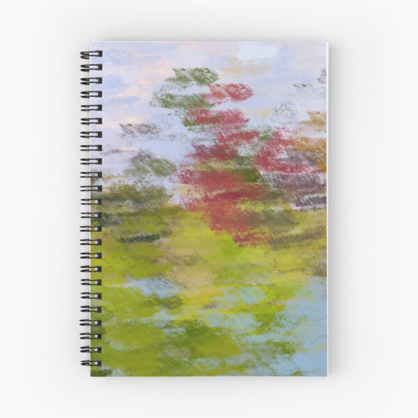 Item preview,   painting with dry brushes, chaotic strokes,  green shades designed and sold by vilma3000.