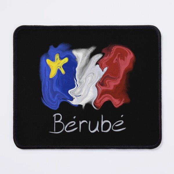 Item preview, Acadian Flag pastel liquid Bérubé - Drapeau acadien liquide pastel Bérubé designed and sold by ColoursOfFrance.