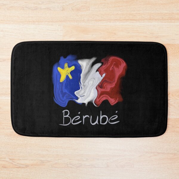 Item preview, Acadian Flag pastel liquid Bérubé  - Drapeau acadien liquide pastel Bérubé designed and sold by ColoursOfFrance.
