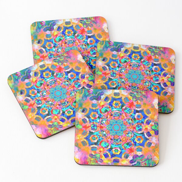 Item preview, Spring Fever - Colourful Rainbow Fractal Pattern Print Design for Clothing and Accessories designed and sold by Mandiness.