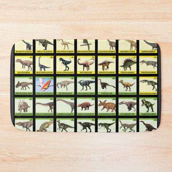 Item preview, 65 MCMLXV Prehistoric Periodic Table of Dinosaurs Pattern Design designed and sold by 65 MCMLXV.