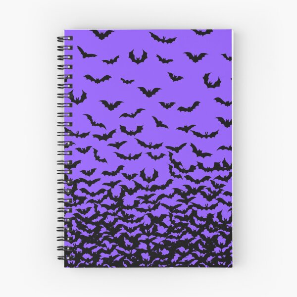 Aperçu de l'œuvre Chauves-souris sur imprimé violet vif, conception de chauve-souris, impression de chauve-souris, impression d'Halloween, j'aime l'impression de chauves-souris créée et vendue par PinHookPrincess.