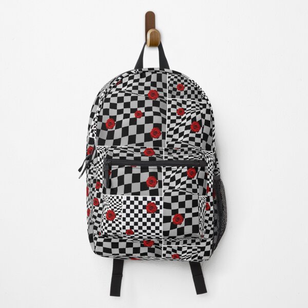 Item preview, Rose Black and White Checkers designed and sold by RedSparkle.