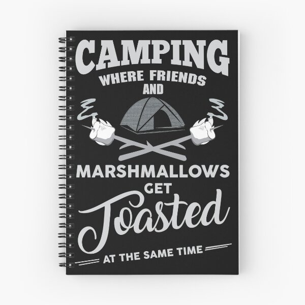 Item preview, camping, friend, marshmallows, camper gift designed and sold by lapolonaise.
