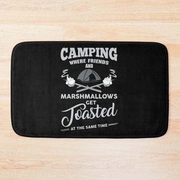 Item preview, camping, friend, marshmallows, camper gift designed and sold by lapolonaise.