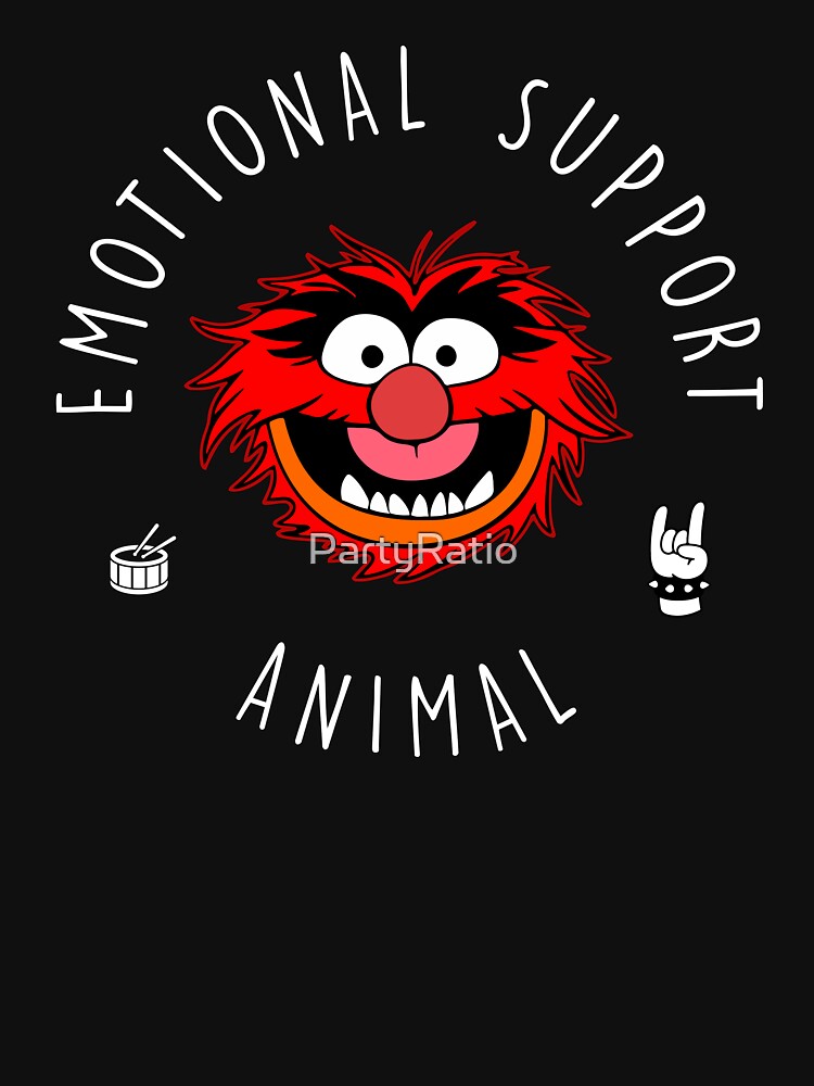 Disover Muppets Animal | Emotional Support Animal Drummer Classic T-Shirt