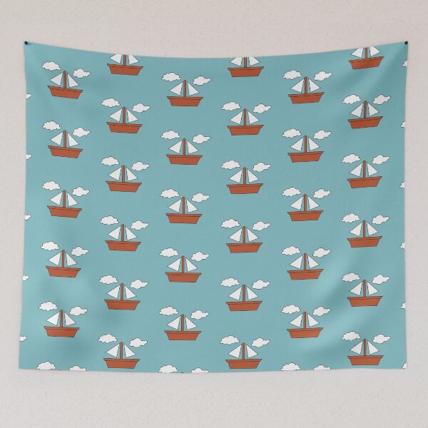 Item preview, Living room boat picture without background with clouds designed and sold by FanaToonic.
