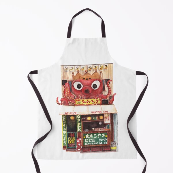 Item preview, Watercolor - Japanese takoyaki restaurant designed and sold by Karolien Kenis.