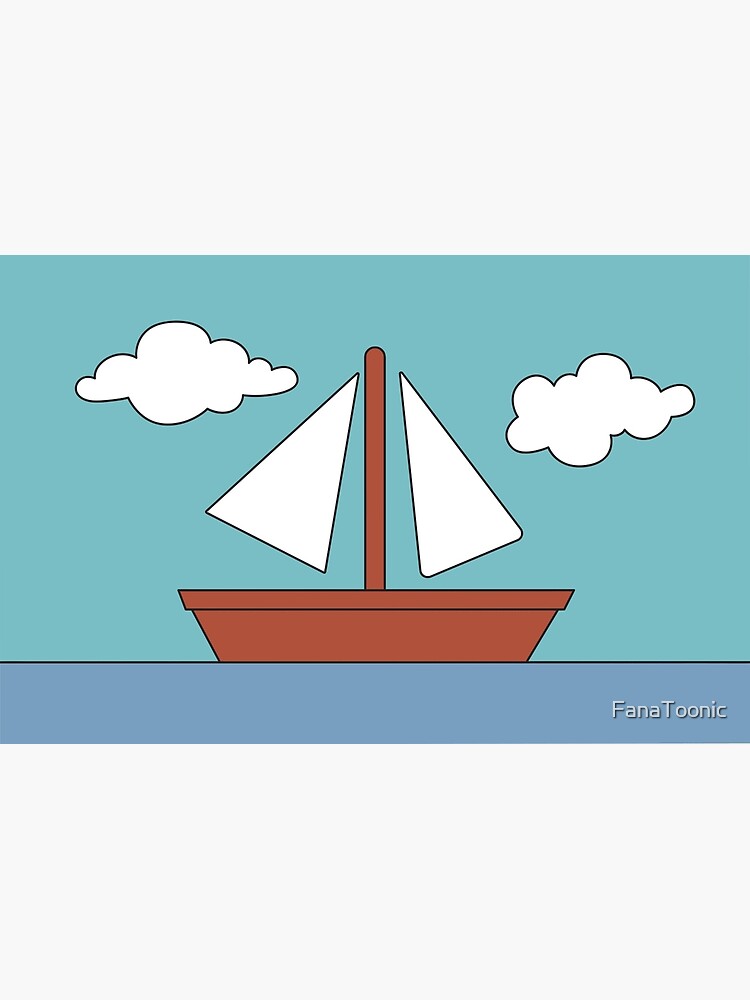 "Living room boat painting" Photographic Print by FanaToonic Redbubble