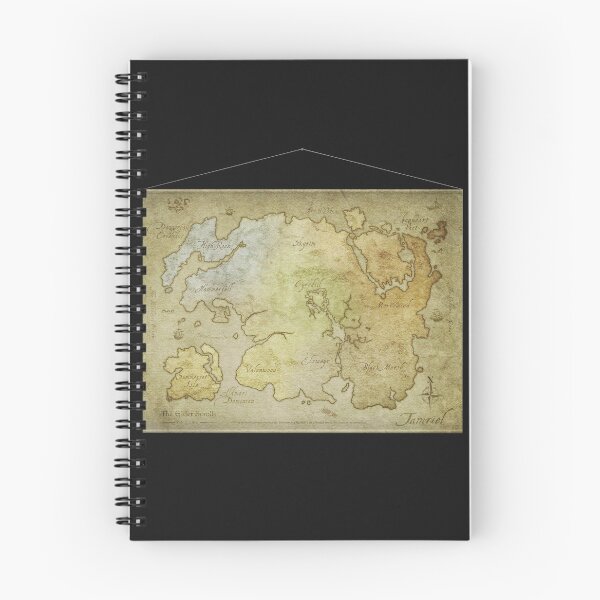 Item preview, tamriel map designed and sold by KAIDENSTORE.
