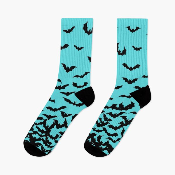Item preview, Bats on Bright Teal Print, Bat Design, Bat Print, Halloween Print, I love Bats Print designed and sold by PinHookPrincess.