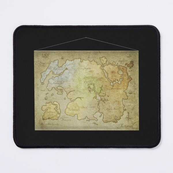 Item preview, tamriel map designed and sold by KAIDENSTORE.
