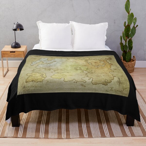 Item preview, tamriel map designed and sold by KAIDENSTORE.