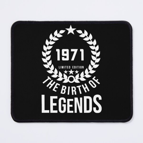 Item preview, Born 1971 - 51th - Legends Birthday - Vintage 1971 designed and sold by vooART.