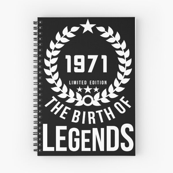 Item preview, Born 1971 - 51th - Legends Birthday - Vintage 1971 designed and sold by vooART.