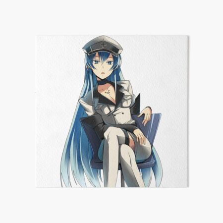 Esdeath Akame Ga Kill Anime Girl Gift | Art Board Print