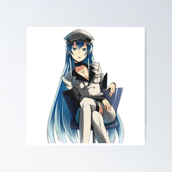 Esdeath Akame Ga Kill Matte Finish Poster Paper Print - Animation