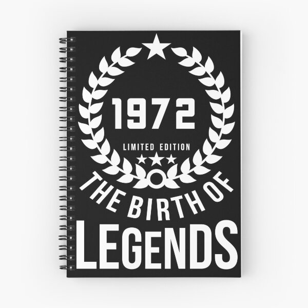 Item preview, Born 1972 - 50th - Legends Birthday - Vintage 1972 designed and sold by vooART.