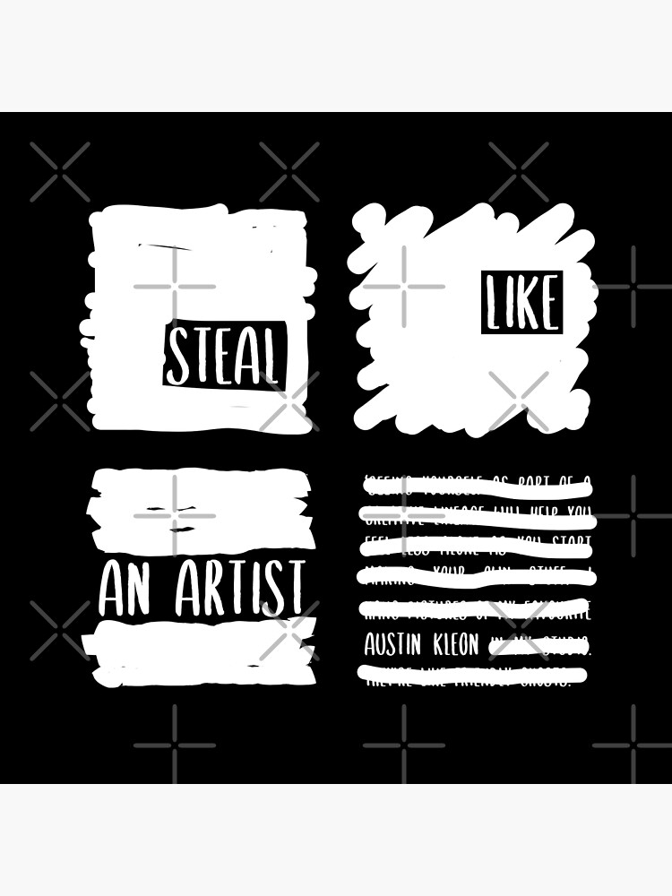 Thumbnail 4 of 4, Pillow, Steal like an artist (Austin Kleon) designed and sold by TKsuited.