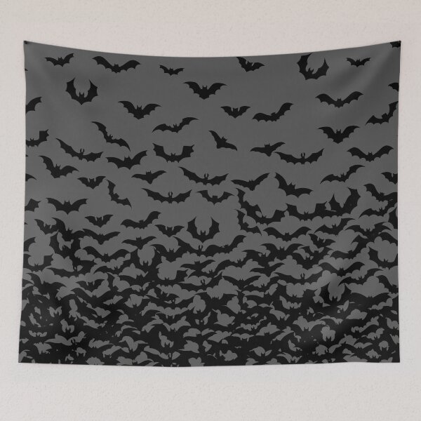 Item preview, Bats on Dark Gray Print, Bat Design, Bat Print, Halloween Print, I love Bats Print designed and sold by PinHookPrincess.
