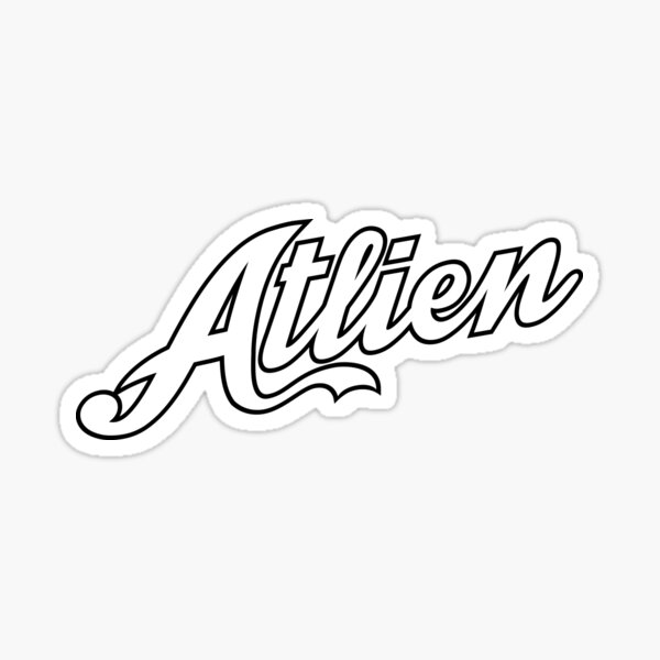 ATLIENS Sticker for Sale by SleepyLab