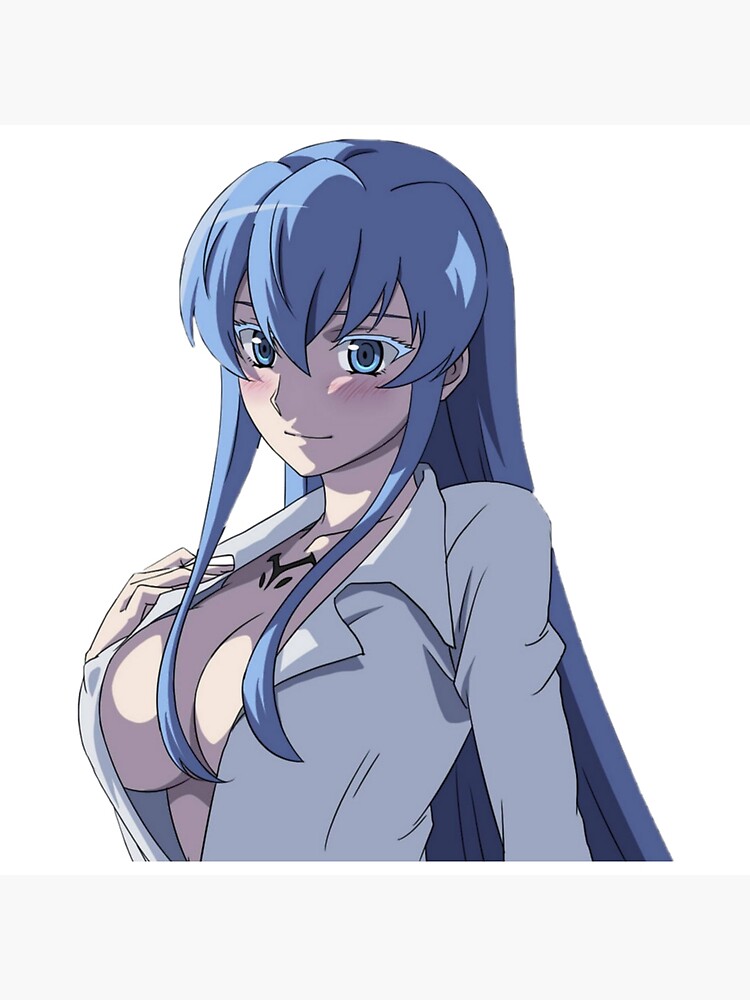 Esdeath Akame Ga Kill Anime Girl Gift | Art Board Print