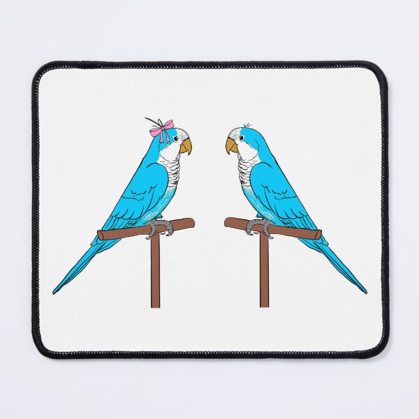 Item preview, Crazy Bird Lady with Blue Quakers designed and sold by Laughing Parrot Studio.