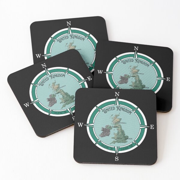 Item preview, United Kingdom Compass Map designed and sold by Suzielie.