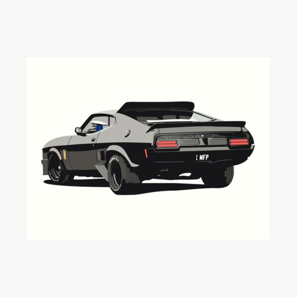 Mad Max Interceptor - letzter von V8 - MFP Kunstdruck