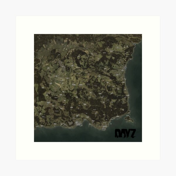 Item preview, Day Z Map designed and sold by The Pathfinders.