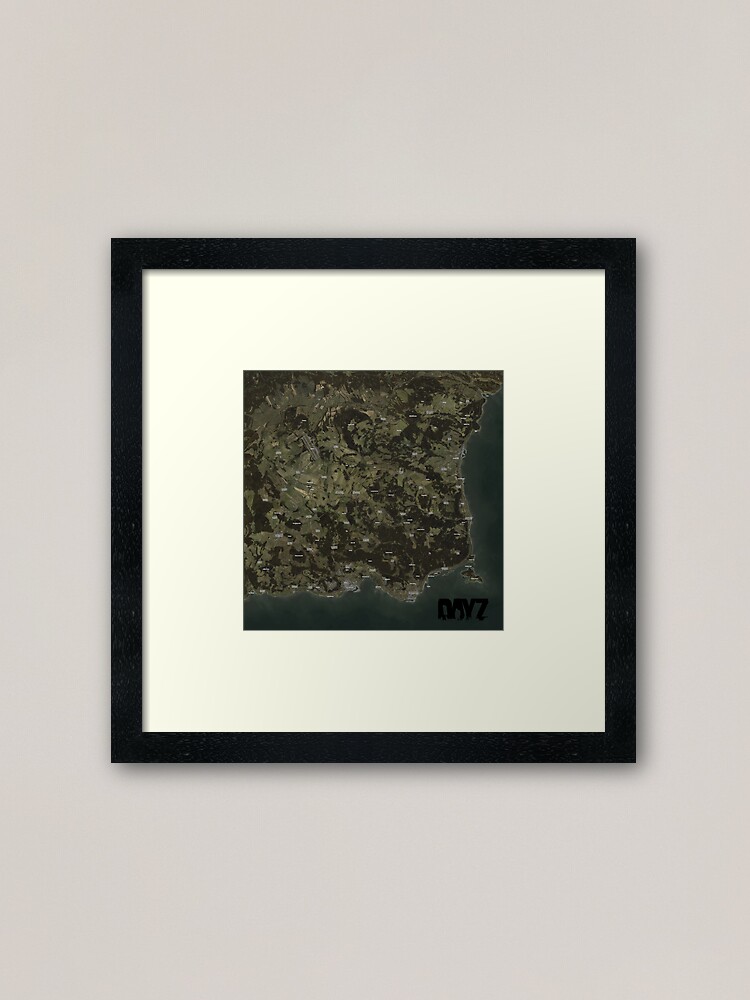 Day Z Map Art Print for Sale by The Pathfinders