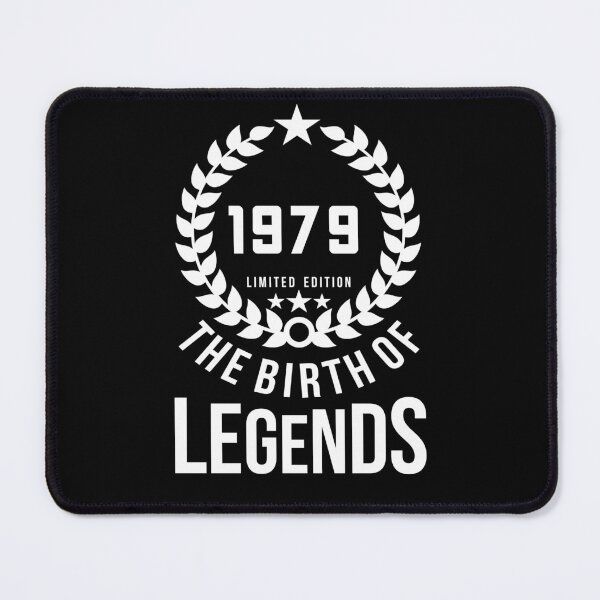 Item preview, Born 1979 - 43th - Legends Birthday - Vintage 1979 designed and sold by vooART.