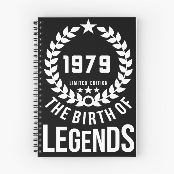 Item preview, Born 1979 - 43th - Legends Birthday - Vintage 1979 designed and sold by vooART.