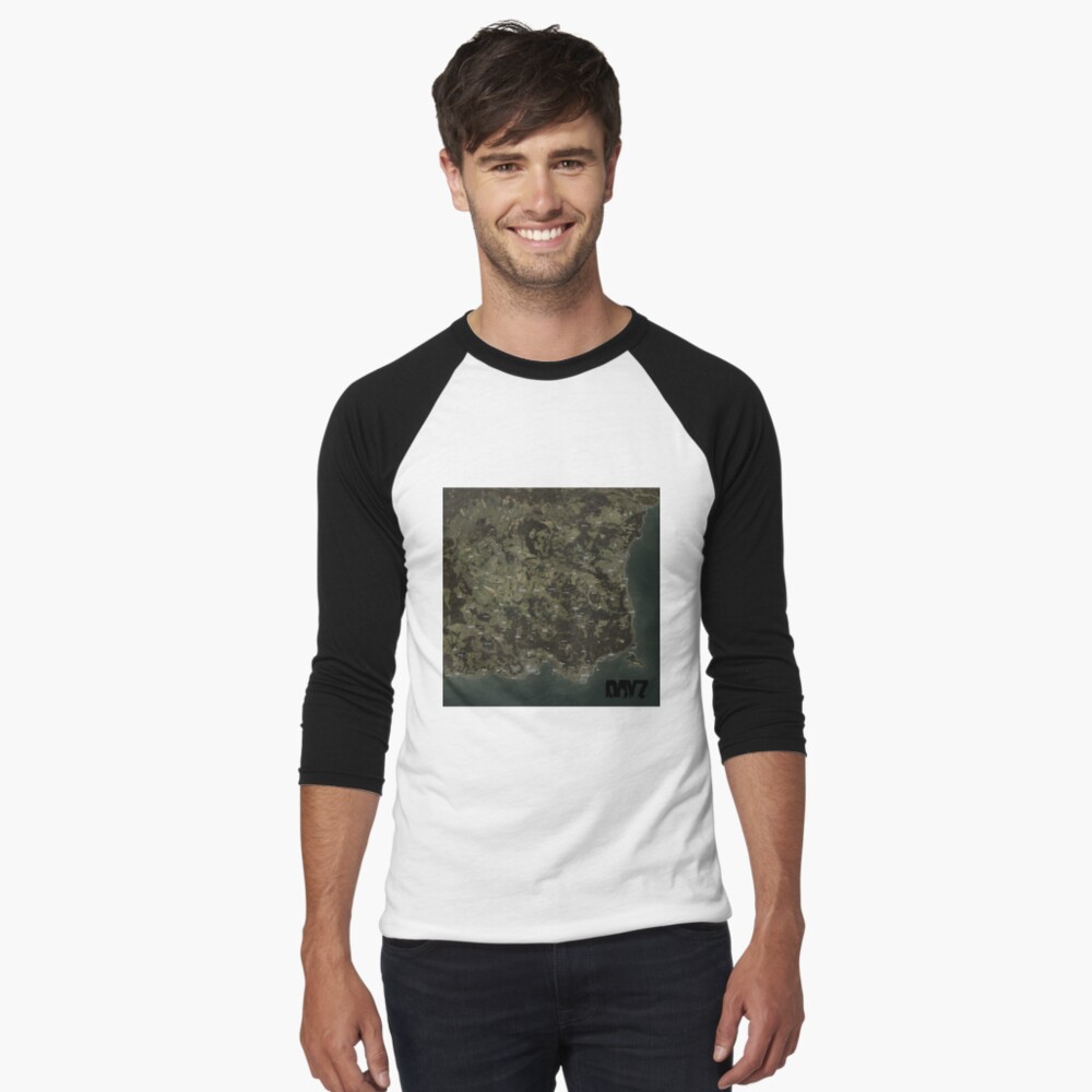 Vista previa del artículo con la obra «Camiseta ¾ estilo béisbol», diseñado y vendido por Mr-Zero.