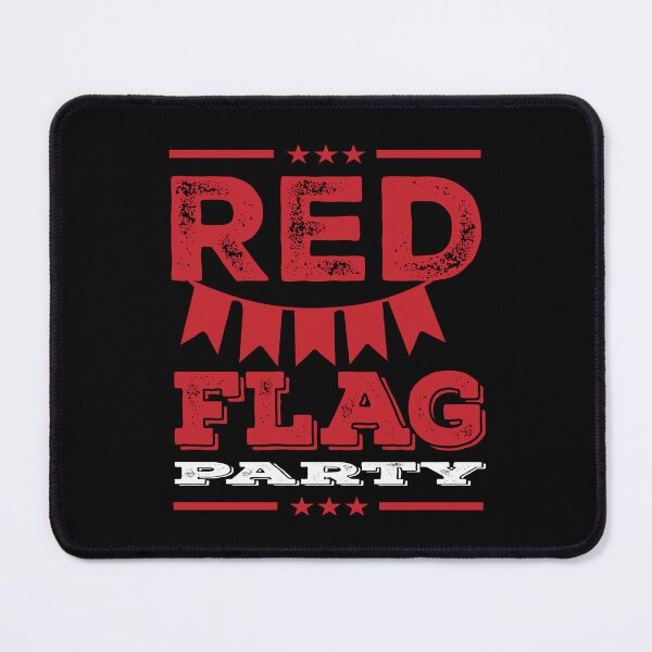 Item preview, red flag party designed and sold by Artsy Aura ⭐⭐⭐⭐⭐ .