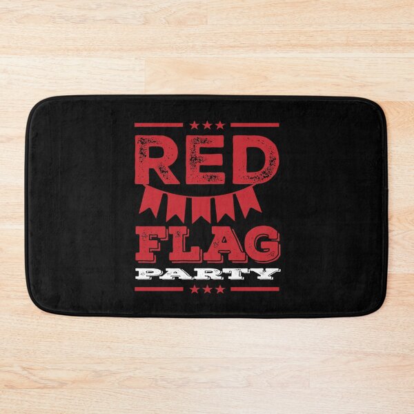 Item preview, red flag party designed and sold by Artsy Aura ⭐⭐⭐⭐⭐  .