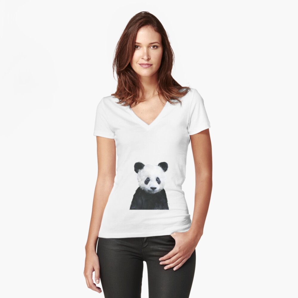 Item preview, Fitted V-Neck T-Shirt designed and sold by AmyHamilton.