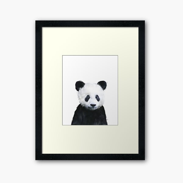 Little Panda Framed Art Print