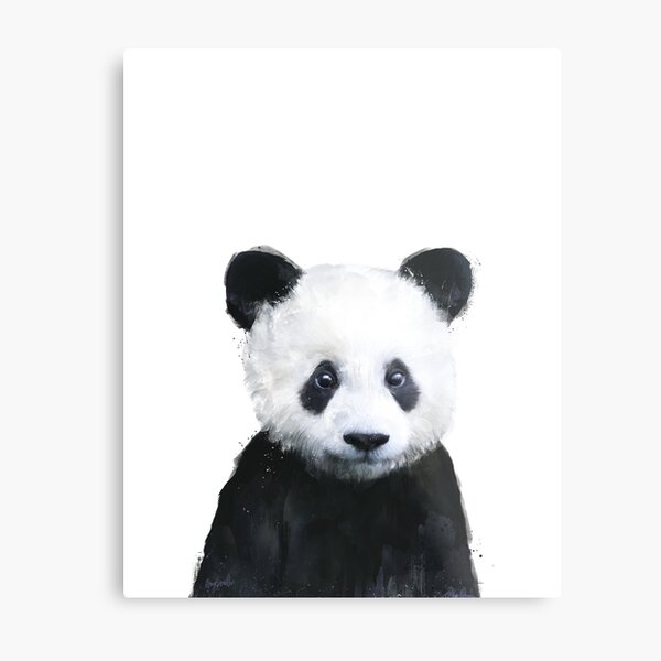 Little Panda Metal Print