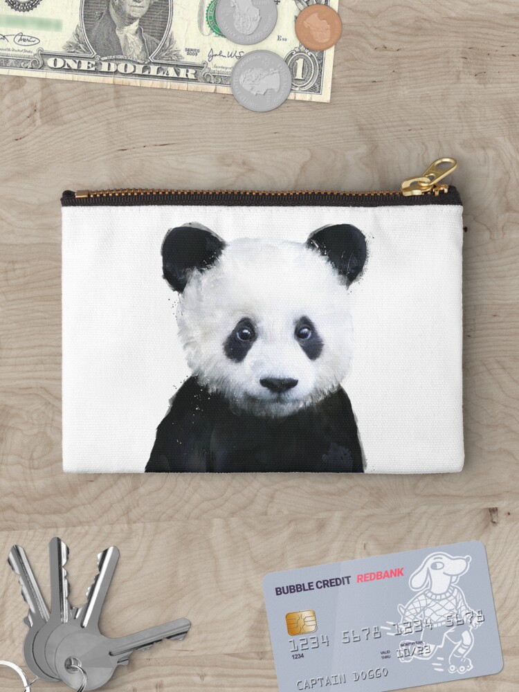 Thumbnail 3 of 4, Zipper Pouch, Little Panda designed and sold by Amy Hamilton.