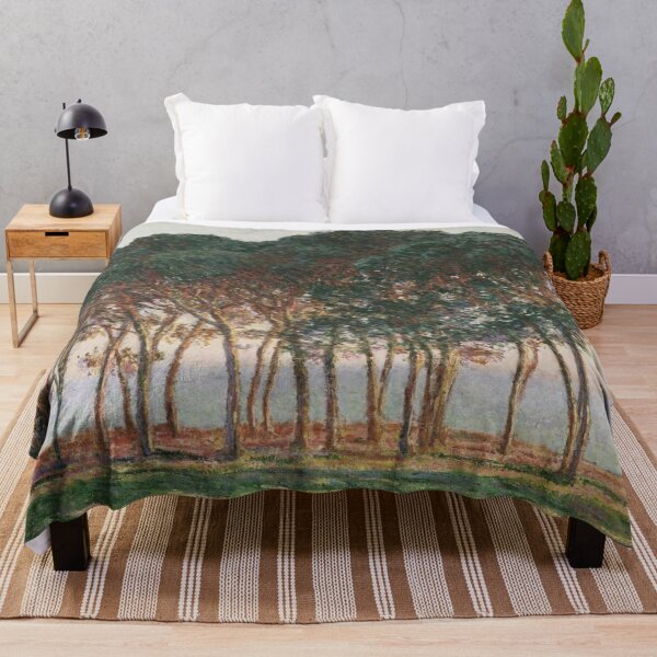 Item preview, Claude Monet's Under the Pine Trees at the End of the Day designed and sold by mosfunky.