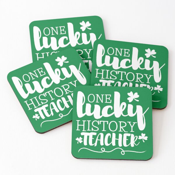 Item preview, One Lucky History Teacher / History Teacher St Patricks Day Shirt / Lucky HistoryTeacher / Cute Teacher Gift / Irish Shirt for High School Teachers designed and sold by Adonalyn.