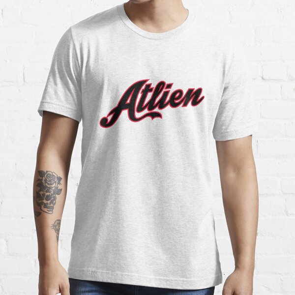  ATLiens Atlanta Script Logo T-Shirt : Clothing, Shoes