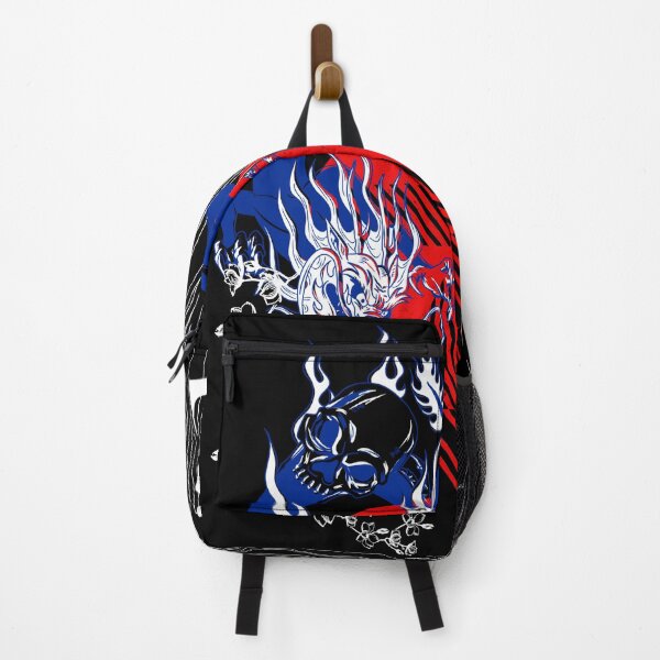 Item preview, Blue Japanese dragon Tattoo cyberpunk designed and sold by Atomura.